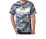 God Is My Ride & Die - Unisex Oversized Camo T-Shirt