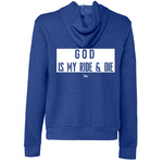 God Is My Ride & Die-Unisex Zip Up Hoodie